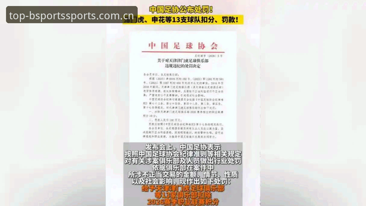 中国足协第三批禁足名单详解：17人终身禁足，48人受罚